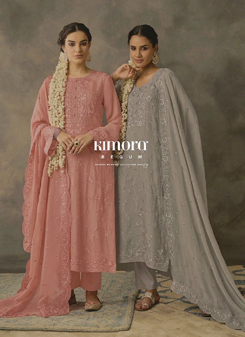 Kimora Begum Fancy Festive Wear Wholesale Designer Salwar Suits Catalog